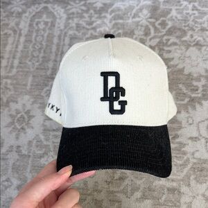 Dad Gang Cream/Black DG Hat